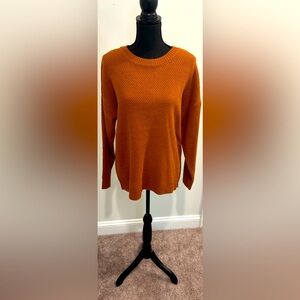 ZENANA Toffee Crew Neck Sweater - Size Medium